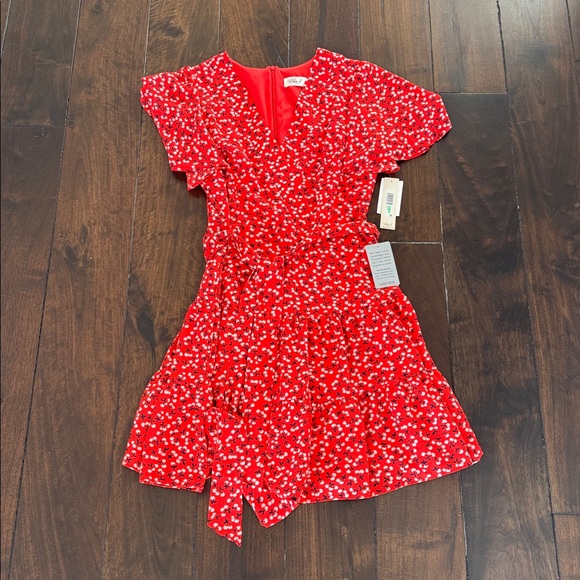 Eliza J Red and White Floral Dress - Picture 1 of 3
